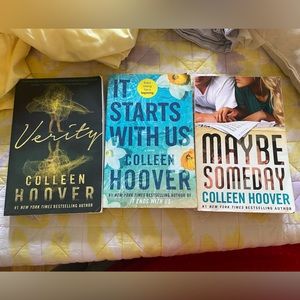 3 COLLEEN HOOVER BOOKS